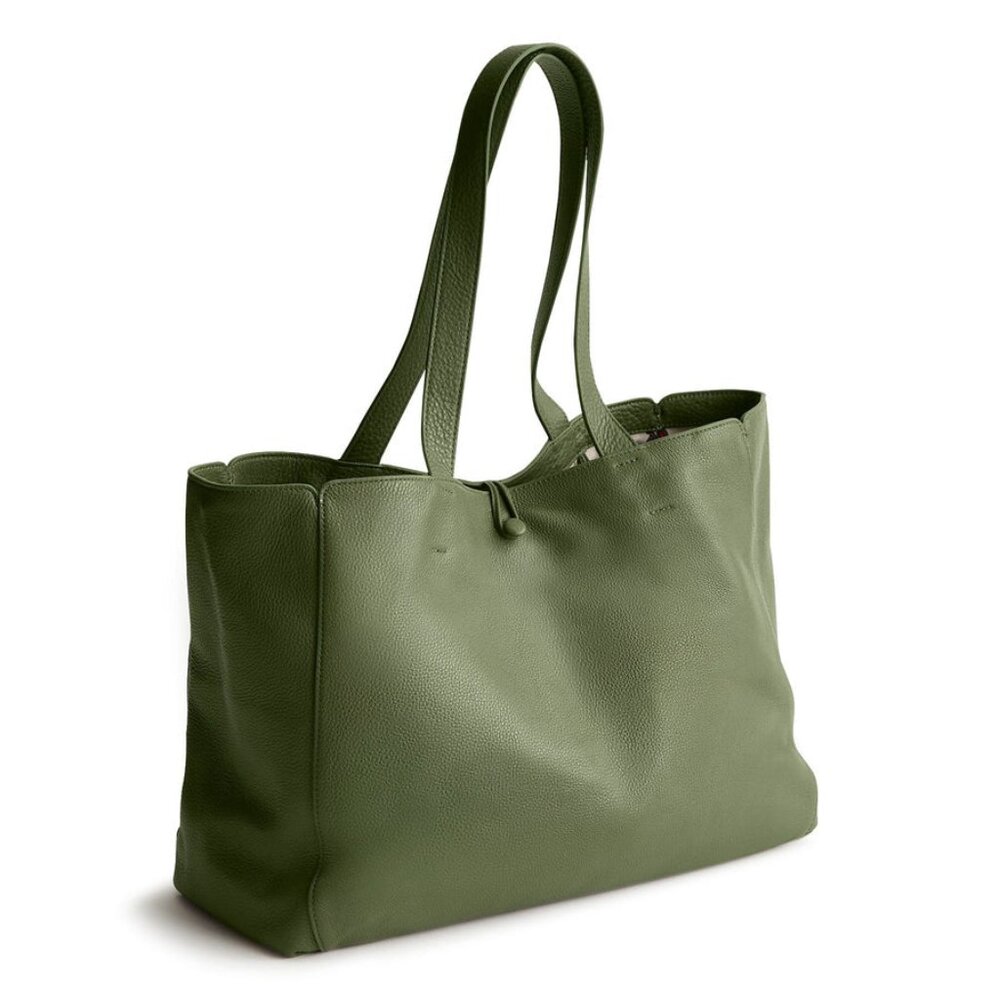 Vera Bradley Hathaway Tote Bag in Bronze Green - Picture 1 of 8